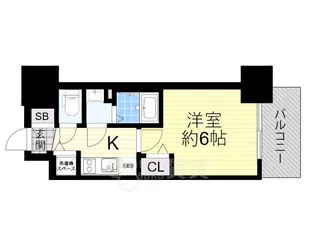 大阪府大阪市西淀川区柏里2丁目【マンション】の間取り