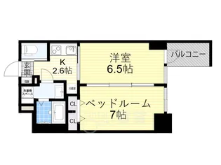 大阪府大阪市淀川区西宮原1丁目【マンション】の間取り