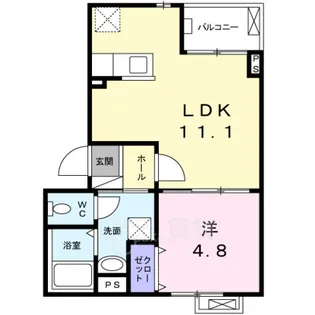 歩【3階】の間取り