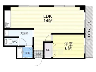 山田ビル【4階】の間取り