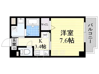 マルセイ玉川マンション【4階】の間取り