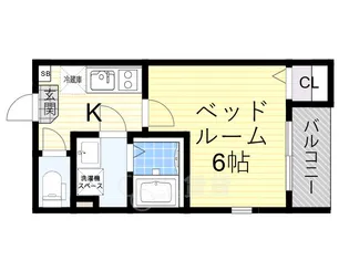 Emia千里丘【3階】の間取り