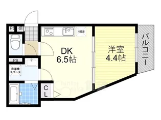 ART KISHIBE NORTH【3階】の間取り