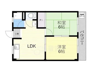 双和マンション【2階】の間取り
