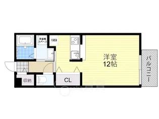 大阪府豊中市服部本町5丁目【アパート】の間取り