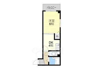 大阪府大阪市東淀川区淡路3丁目【マンション】の間取り