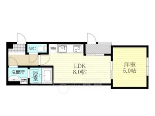 大阪府大阪市東淀川区小松3丁目【アパート】の間取り