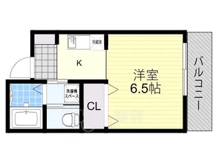 カルム総持寺【2階】の間取り