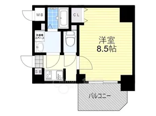 大阪府摂津市千里丘1丁目【マンション】の間取り