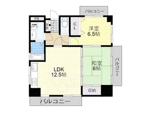 大阪府吹田市泉町4丁目【マンション】の間取り