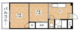 大阪府茨木市鮎川4丁目【マンション】の間取り