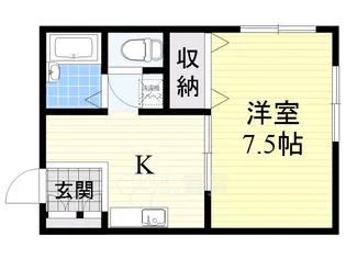 ハイツ芙蓉【2階】の間取り