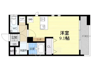 ゲートコート豊中【10階】の間取り