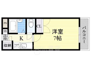 marry茨木【4階】の間取り