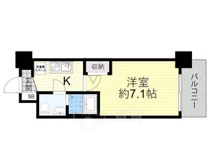セレニテ福島カルム【2階】の間取り