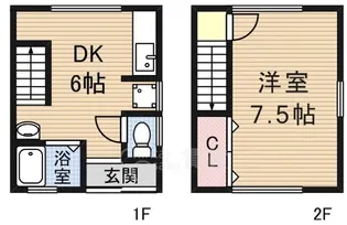 大阪府茨木市新庄町【一戸建】の間取り