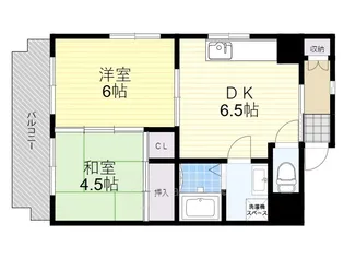 大阪府茨木市沢良宜浜3丁目【マンション】の間取り