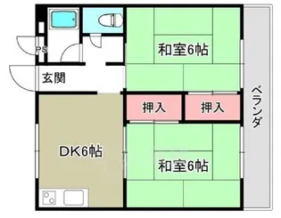 大阪府茨木市大住町【マンション】の間取り