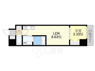 アーバンパーク新大阪【2階】の間取り