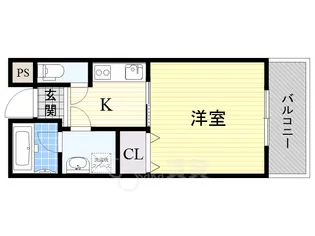 ヴィラリーセント【2階】の間取り