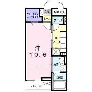 ヴォワ ラクテ ノース【1階】の間取り