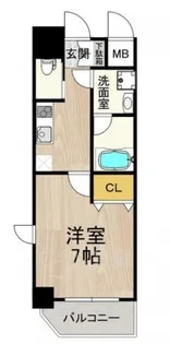 アリビオ江坂垂水町【5階】の間取り