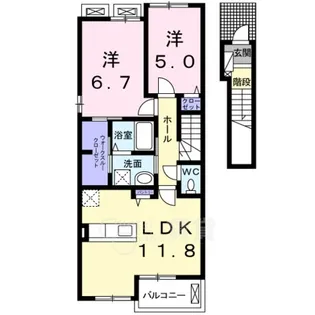 グランディオーソ【2階】の間取り