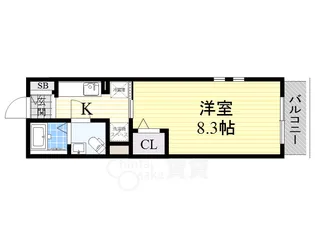コリーヌ ベルメゾン S【3階】の間取り