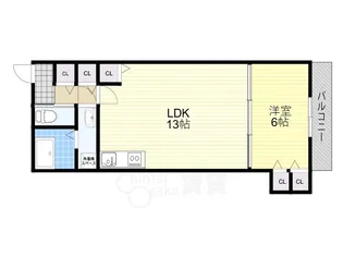 クリエオーレ太田1【2階】の間取り