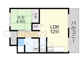 グレイスガーデン豊中【5階】の間取り