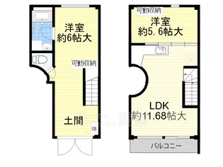 CuRVA【1階】の間取り