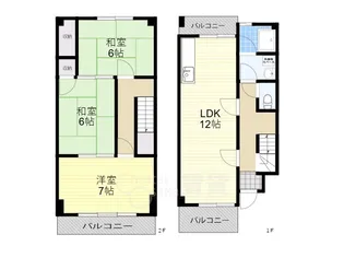 第3清涼マンション【2階】の間取り