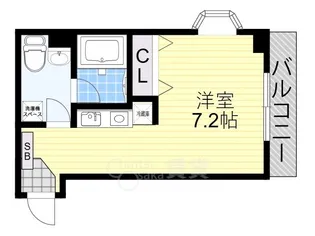 アビタ細川総持寺【4階】の間取り