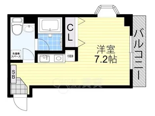 アビタ細川総持寺【2階】の間取り