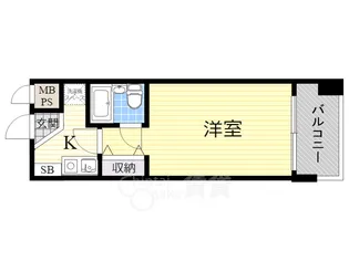 大阪府大阪市淀川区新北野3丁目【マンション】の間取り