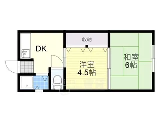 谷口荘【1階】の間取り