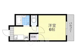 ロイヤルミサワ【6階】の間取り