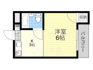 メゾンソレイユ【2階】の間取り