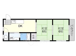 ラポールコーポⅠ【2階】の間取り