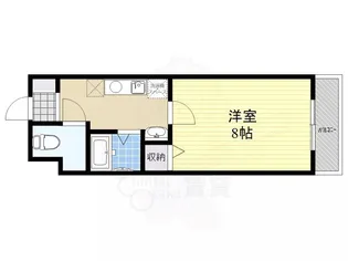 グランドステージ江坂【3階】の間取り