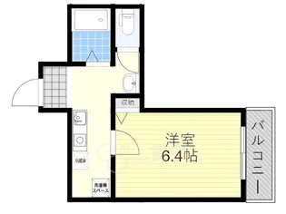 グランドステージ江坂【4階】の間取り
