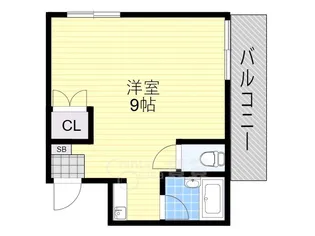 リバーオータム【3階】の間取り