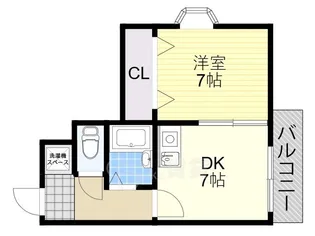 大阪府豊中市上新田4丁目【マンション】の間取り