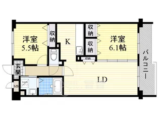 メゾン・ド・ファミール【2階】の間取り