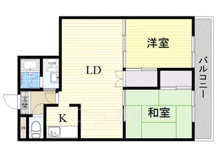 メゾン稲津【4階】の間取り