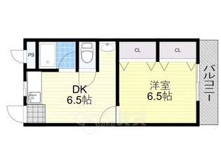 メルマン酒井【3階】の間取り