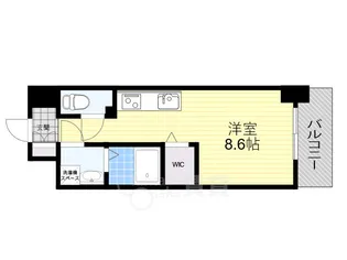 Shining江坂離宮【5階】の間取り