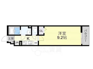 大阪府摂津市千里丘東4丁目【マンション】の間取り