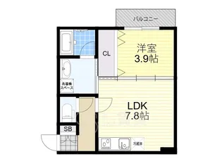 エテルナコート総持寺【2階】の間取り