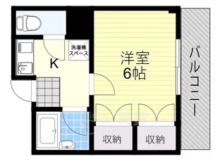 ジュネス刀根山【1階】の間取り